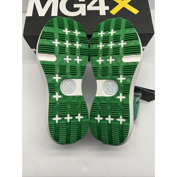 GFORE MG4x2 Knit Cross Trainer Golf Shoe White/Aqua/Green Women 9.5 NEW - Picture 4 of 9